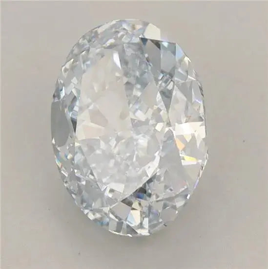 3.25ct Oval Lab Grown Diamond (Colour Fancy Intense Blue, Clarity VVS2, IGI Certified) Forever For Love