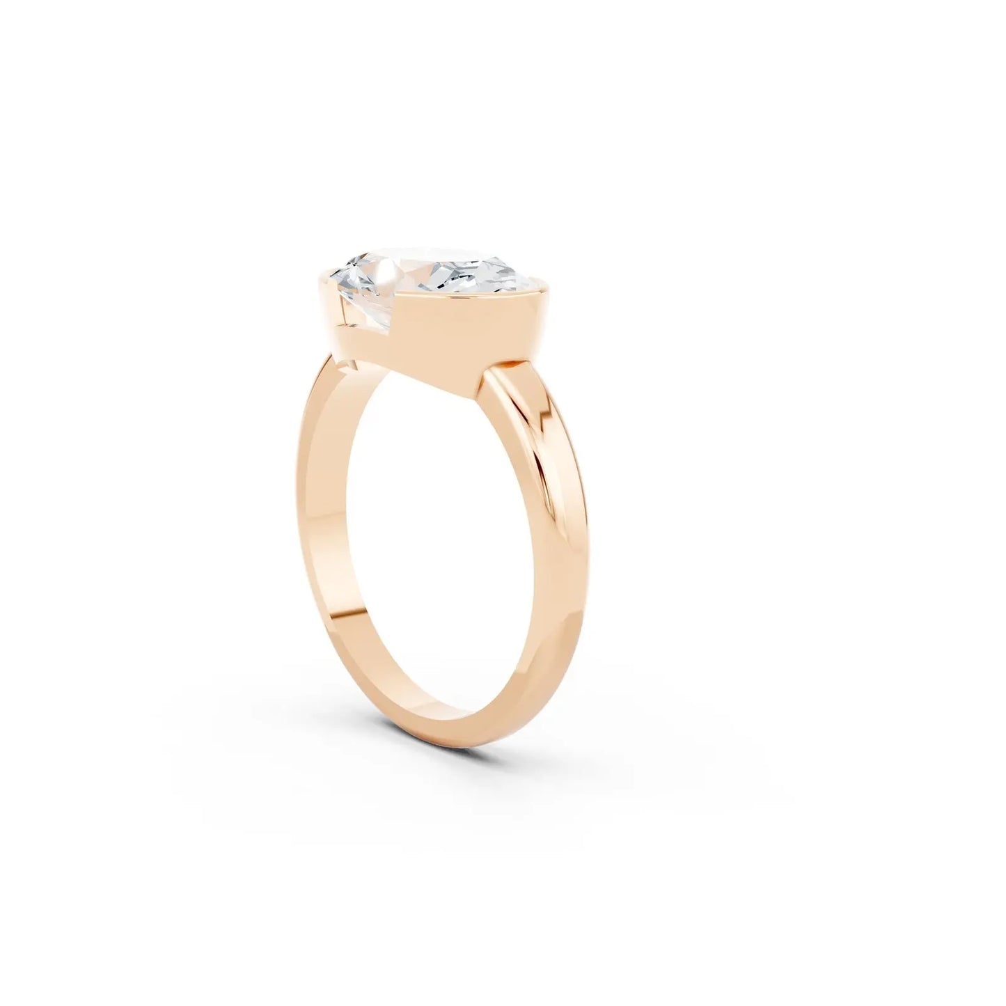 Hailey Bieber-Inspired Oval Diamond Engagement Ring Forever For Love