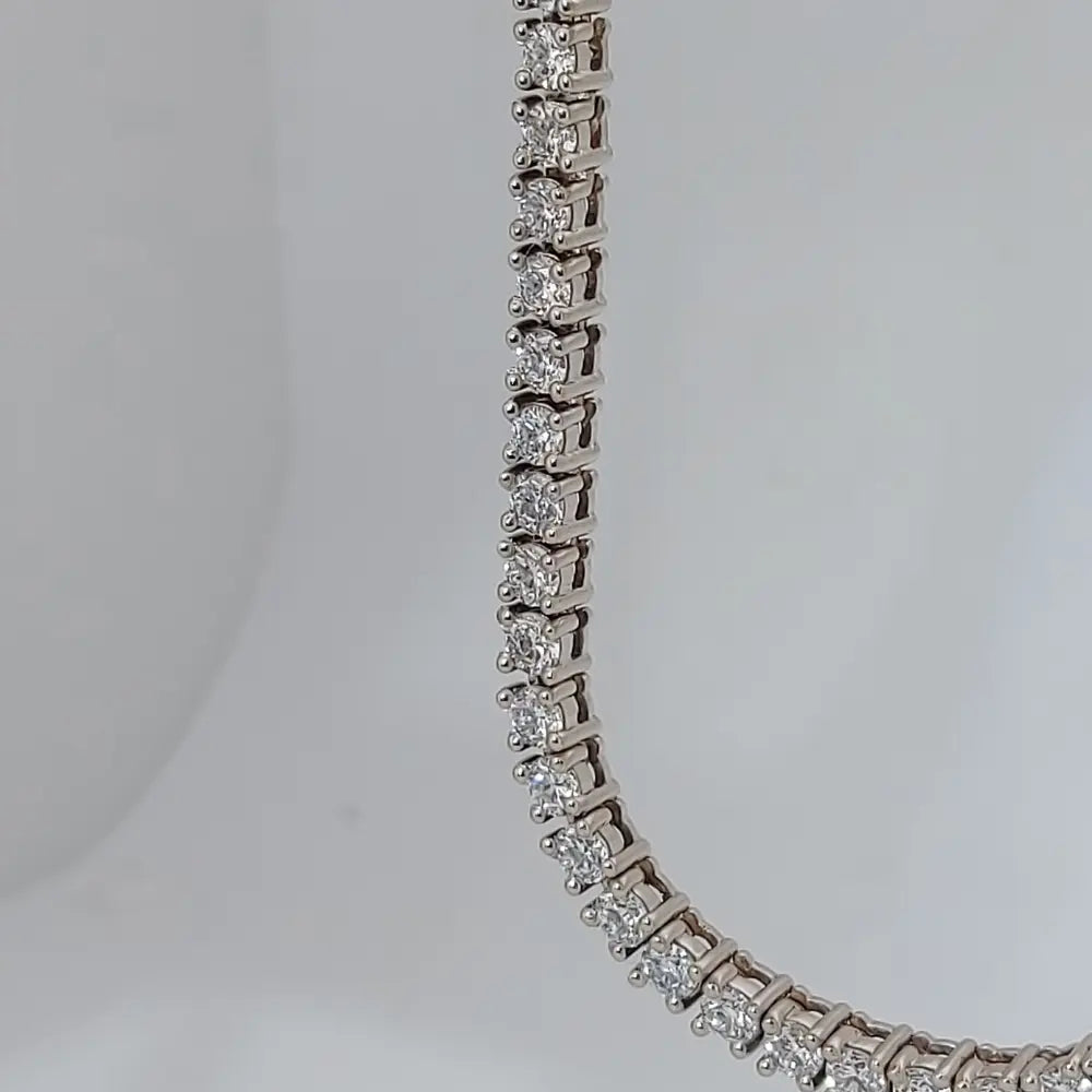 Moissanite Brass Necklace Forever For Love