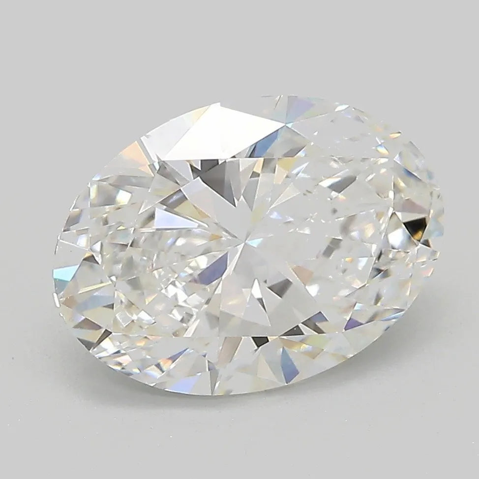 3.02ct Oval Lab Grown Diamond (Colour D, Clarity VVS2, IGI Certified)