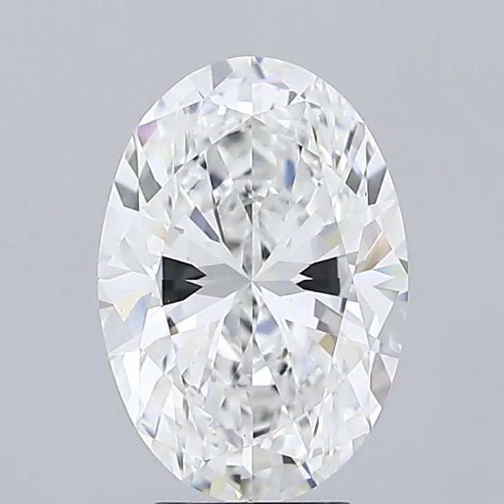 3.71ct Oval Lab Grown Diamond (Colour E, Clarity VVS2, IGI Certified)