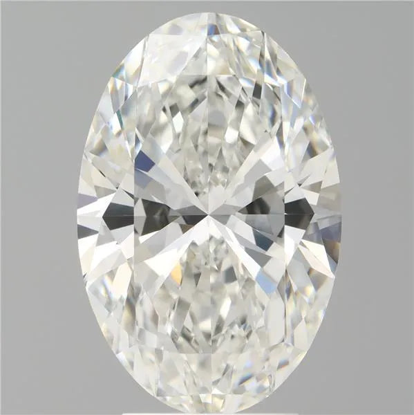 4.10ct Oval Lab Grown Diamond (Colour F, Clarity VVS2, IGI Certified)