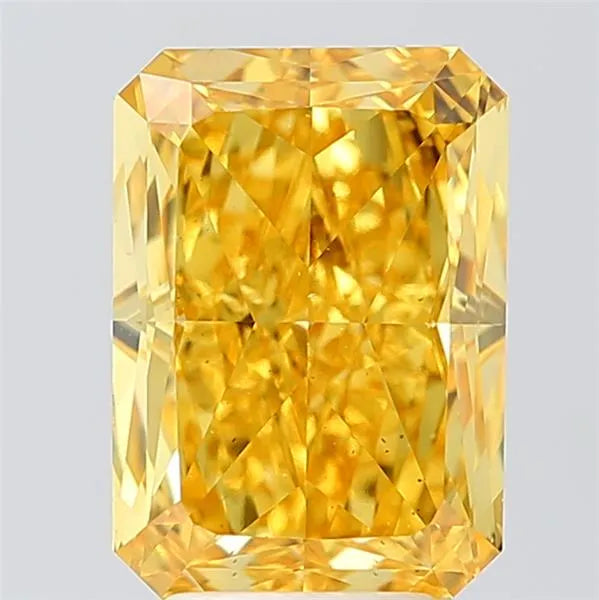 5.01ct Radiant Lab Grown Diamond (Colour Fancy Vivid Yellow, Clarity VS2, IGI Certified)