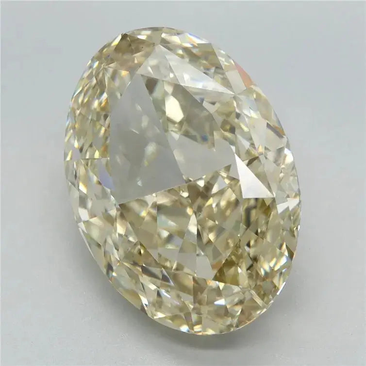 7.61ct Oval Lab Grown Diamond (Colour Fancy Yellow, Clarity VS1, IGI Certified) Forever For Love