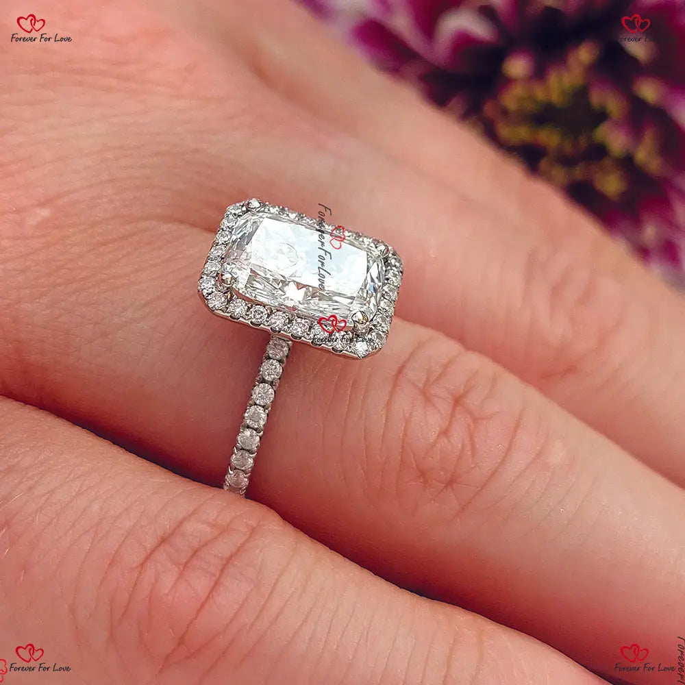 Cushion Cut Lab Grown Diamond Vintage Ring | IGI Certified Custom-Made Yellow Gold Ring Forever For Love