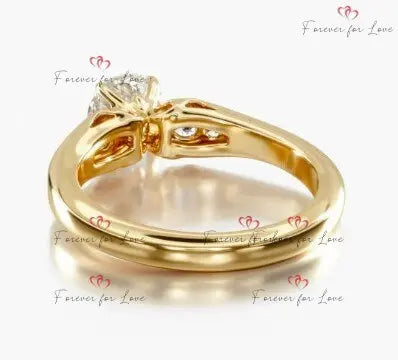 Unique Vintage Round Diamond Engagement Ring Forever For Love