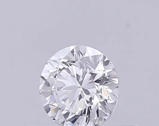 0.25ct Round Lab Grown Diamond (Colour D, Clarity VS1, Cut EX, IGI Certified)