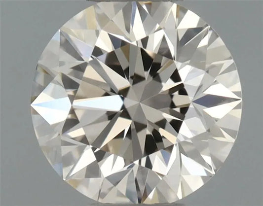 0.31ct Round Natural Diamond (Brown, Clarity VVS1, Cut EX, GIA)