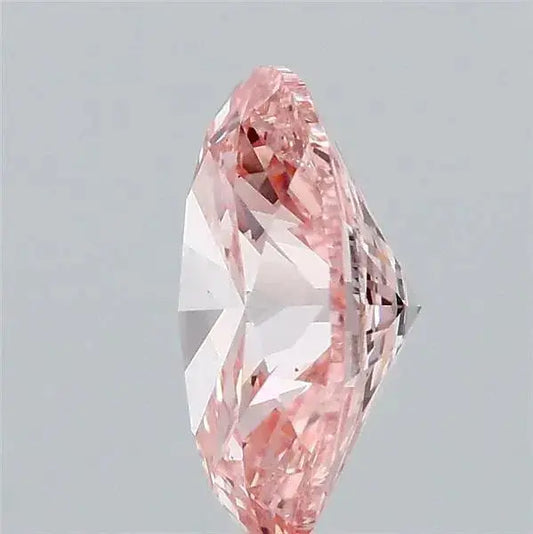 1.50ct Oval Lab Grown Diamond (Colour Fancy Vivid Pink, Clarity VS2, IGI Certified) Forever For Love