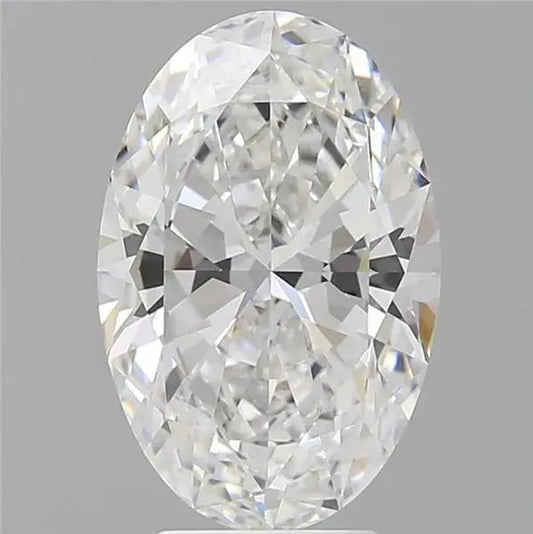 3.57ct Oval Lab Grown Diamond (Colour E, Clarity VVS2, IGI Certified) Forever For Love