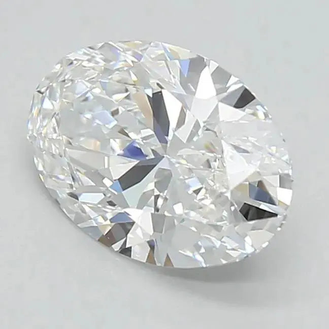 1.51ct Oval Lab Grown Diamond (Colour E, Clarity VVS1, Cut EX, IGI Certified) Forever For Love