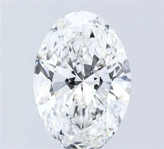 4.04ct Oval Lab Grown Diamond (Colour E, Clarity VVS2, IGI Certified) Forever For Love