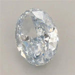 3.13ct Oval Lab Grown Diamond (Colour Fancy Intense Blue, Clarity VVS2, IGI Certified) Forever For Love