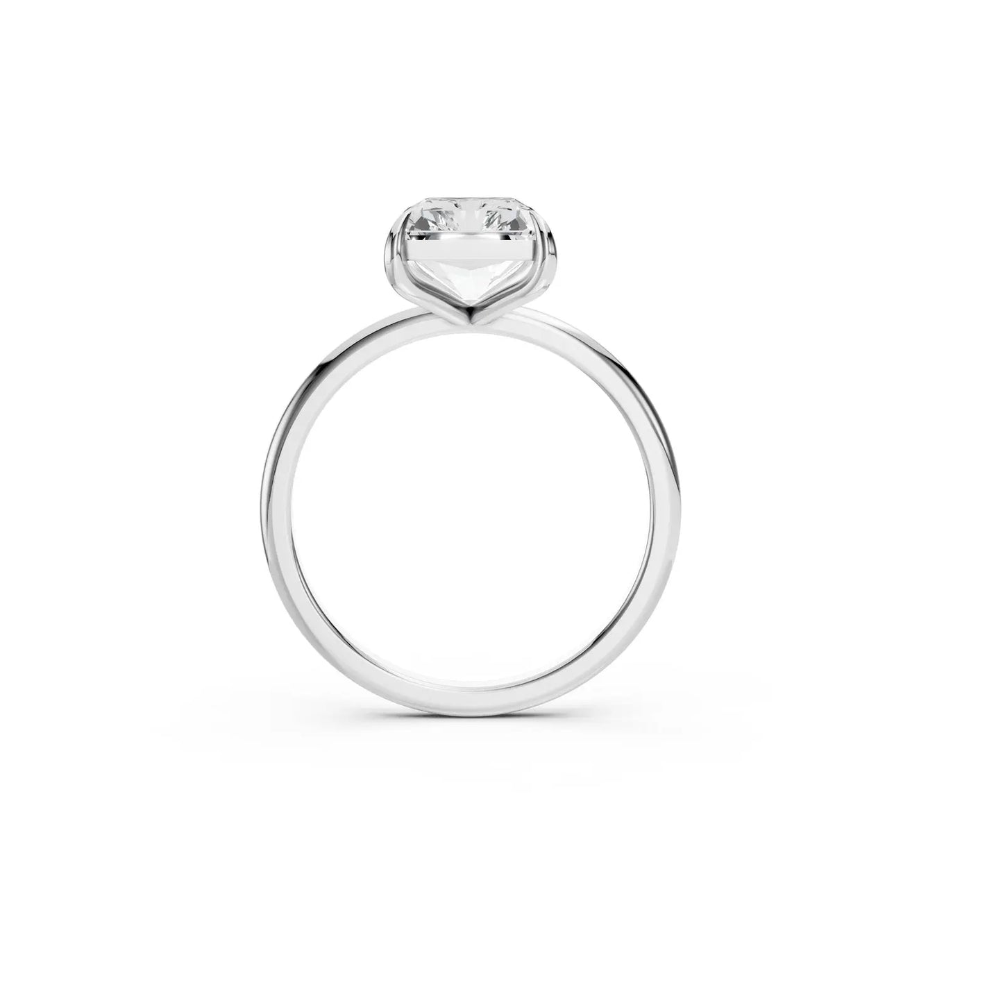 Radiant-Cut Diamond Solitaire Ring – Classic Elegance Forever For Love