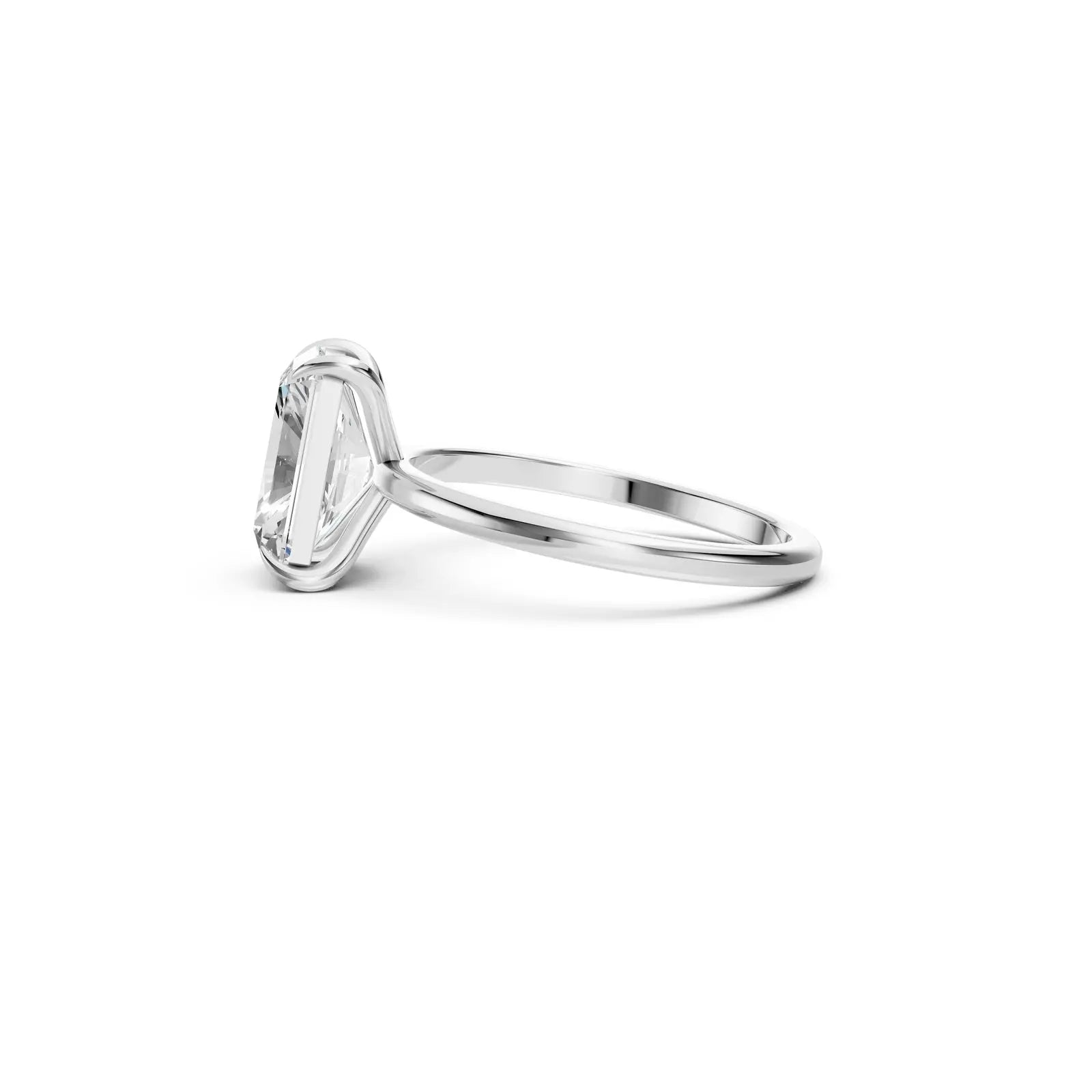 Radiant-Cut Diamond Solitaire Ring – Classic Elegance Forever For Love