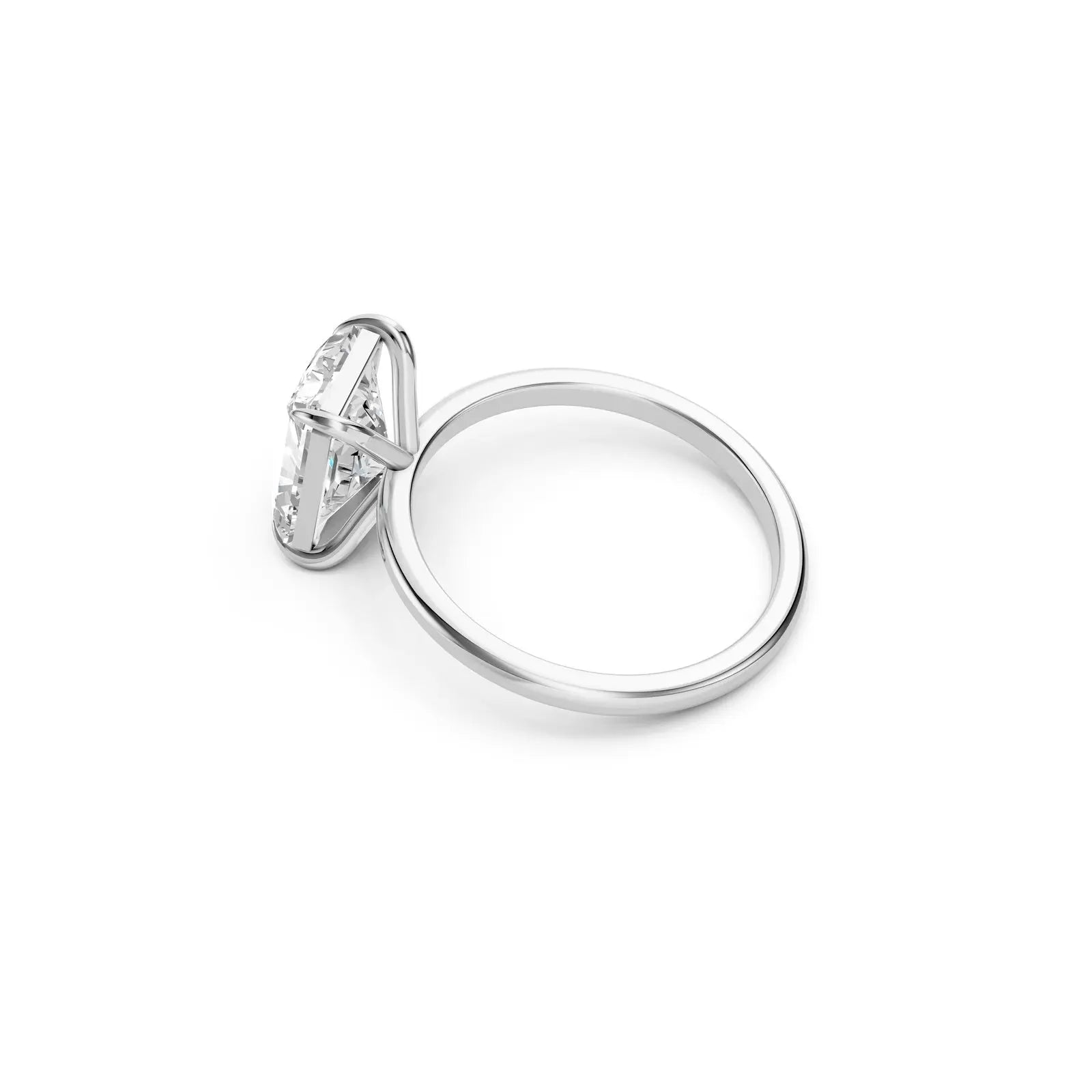 Radiant-Cut Diamond Solitaire Ring – Classic Elegance Forever For Love