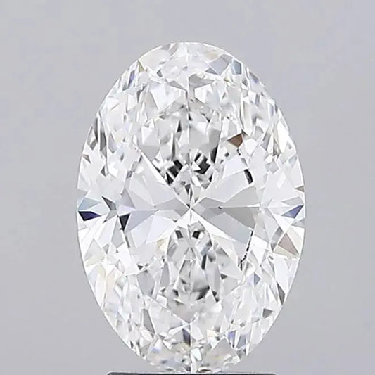 3.00ct Oval Lab Grown Diamond (Colour E, Clarity VVS2, IGI Certified) Forever For Love