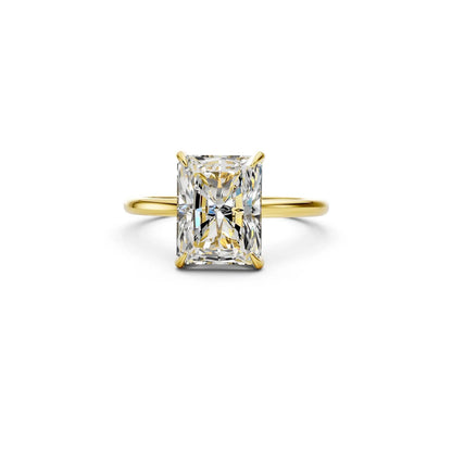 Radiant-Cut Diamond Solitaire Ring – Classic Elegance Forever For Love