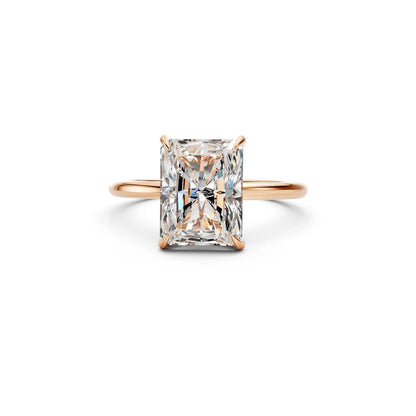 Radiant-Cut Diamond Solitaire Ring – Classic Elegance Forever For Love