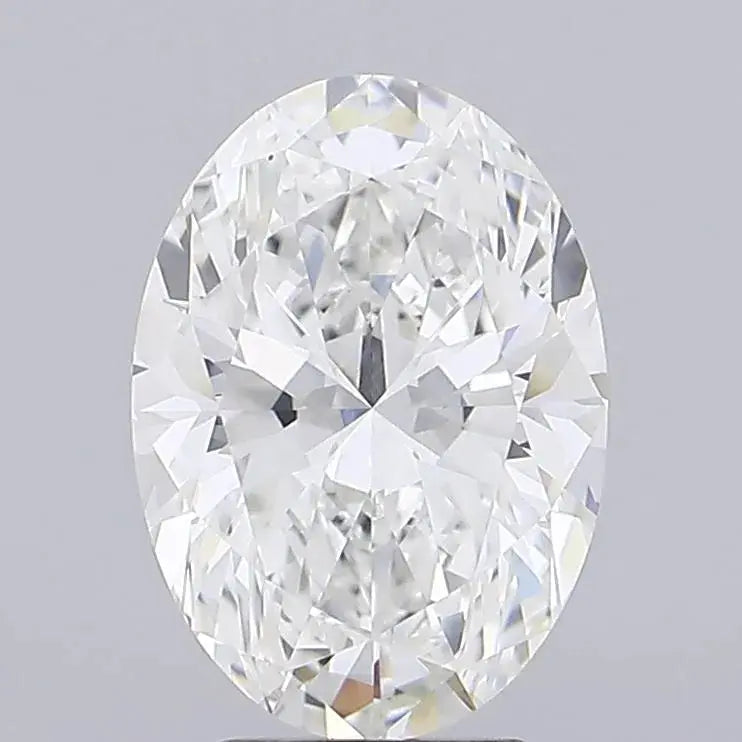 4.02ct Oval Lab Grown Diamond (Colour F, Clarity VVS2, IGI Certified) Forever For Love