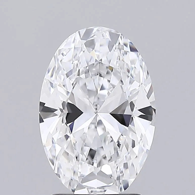 2.00ct Oval Lab Grown Diamond (Colour D, Clarity IF, IGI Certified)