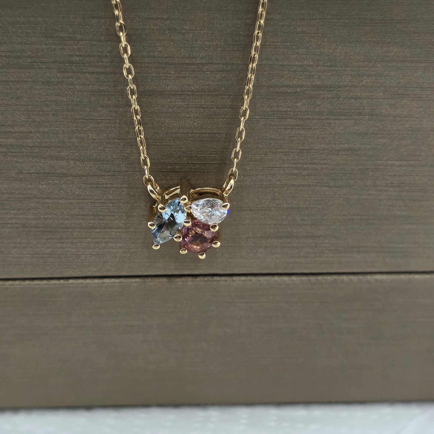 Colorful Gemstone Bouquet Necklace Forever For Love