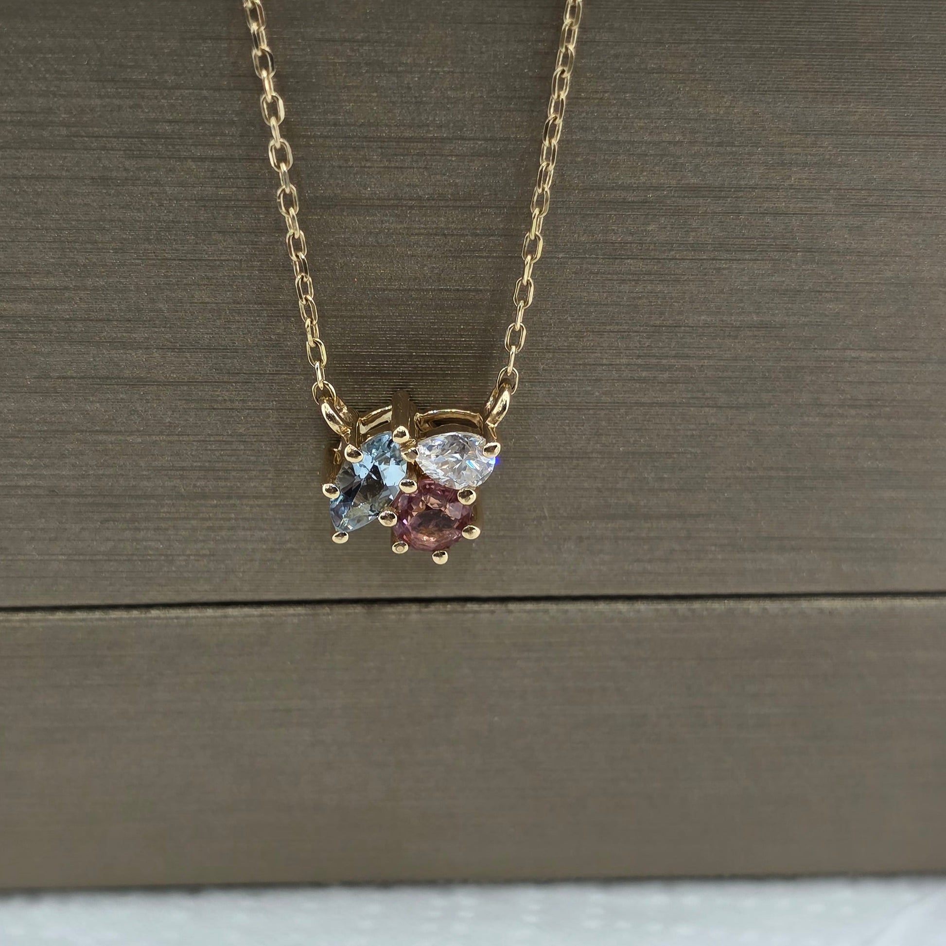 Colorful Gemstone Bouquet Necklace Forever For Love