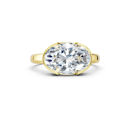 Hailey Bieber-Inspired Oval Diamond Engagement Ring Forever For Love