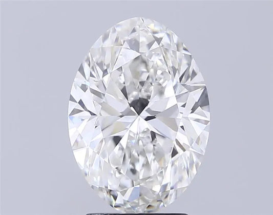 3.50ct Oval Lab Grown Diamond (Colour F, Clarity VVS2, IGI Certified)