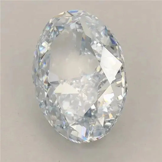2.54ct Oval Lab Grown Diamond (Colour Fancy Blue, Clarity VVS2, IGI Certified) Forever For Love
