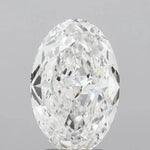 3.99ct Oval Lab Grown Diamond (Colour E, Clarity VVS2, IGI Certified) Forever For Love