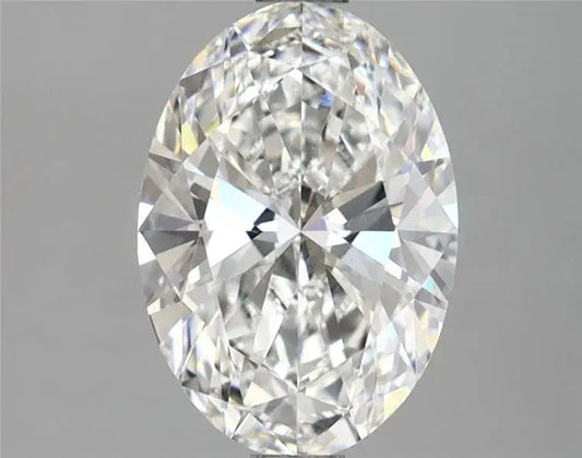 3.50ct Oval Lab Grown Diamond (Colour E, Clarity VS1, IGI Certified) Forever For Love