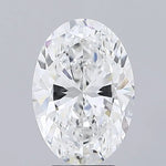 3.71ct Oval Lab Grown Diamond (Colour E, Clarity VVS2, IGI Certified)