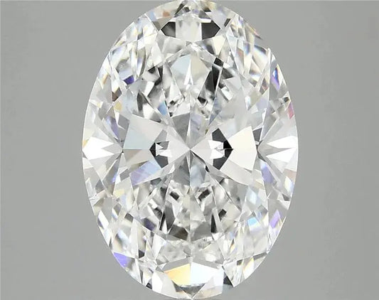 4.00ct Oval Lab Grown Diamond (Colour E, Clarity VVS2, IGI Certified) Forever For Love