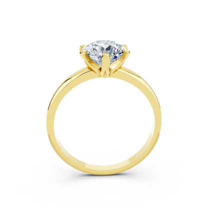 Classic Round Solitaire Diamond Ring Forever For Love