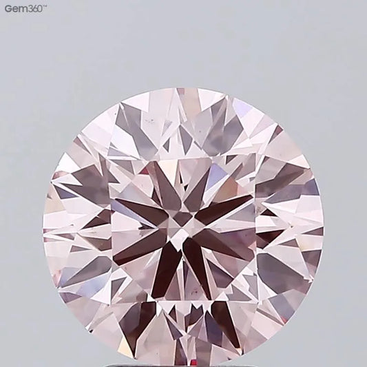 4.00ct Round Lab Grown Diamond (Colour Fancy Intense Pink, Clarity VS1, Cut ID, IGI Certified)