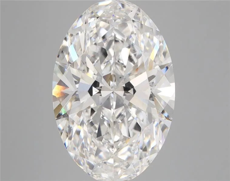 5.06ct Oval Lab Grown Diamond (Colour D, Clarity VS2, IGI Certified)