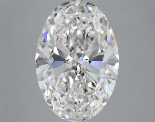 5.24ct Oval Lab Grown Diamond (Colour F, Clarity VVS2, IGI Certified)