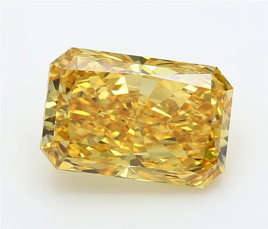 5.55ct Radiant Lab Grown Diamond (Colour Fancy Vivid Yellow, Clarity VS1, IGI Certified)
