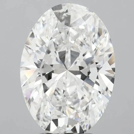 3.50ct Oval Lab Grown Diamond (Colour E, Clarity VVS2, IGI Certified) Forever For Love