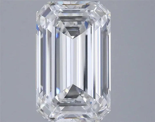 3.09ct Emerald Lab Grown Diamond (Colour D, Clarity VVS2, IGI Certified) Forever For Love