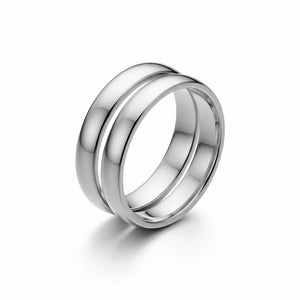 Silver Double Band