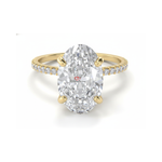 Blake Lively Ring White Sapphire Engagement Ring Oval Cut Rose Gold Diamond Ring Forever For Love