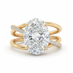 Unique Oval Vintage Diamond Engagement Ring – IGI Certified Lab Grown in Solid Rose Gold Forever For Love