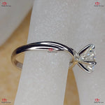 Round Cut Certified Diamond Solitaire Engagement Ring Forever For Love