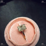 Radiant Cut Lab Grown Diamond Engagement Ring | IGI Certified | Solitaire Proposal Ring Forever For Love
