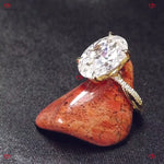 Oval Crushed Ice Diamond Engagement Ring, Twister Pave Band Forever For Love