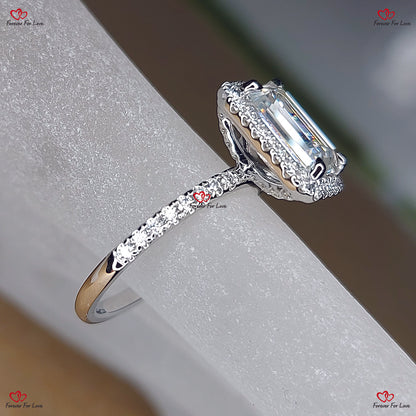 Emerald Cut Engagement Ring