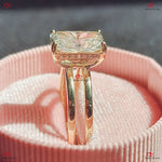 IGI Certified  Yellow Gold Radiant Cut Diamond Engagement Ring - Solitaire Lab Grown Radiant Diamond Ring Forever For Love