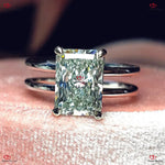 Radiant Cut Diamond Engagement Ring | IGI Certified Solitaire Lab Grown Diamond Ring | White Gold Forever For Love